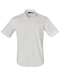 Mens Tape Seam Shirt Short Sleeve White