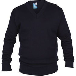 Mens Wool Mix Jumper Navy