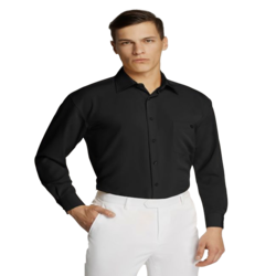 Microfibre Business Shirt Black