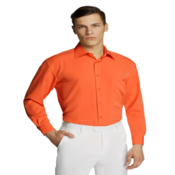 Microfibre Business Shirt Orange