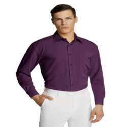 Microfibre Business Shirt Purple