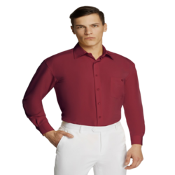 Microfibre Business Shirt Wine