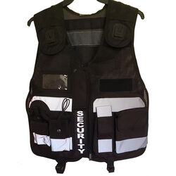 Multi Pocket Cool Mesh Fabric Vest With Body Camera Attachment