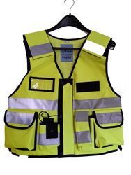 Multi Pocket Vest 3M Hi Vis Tape Yellow