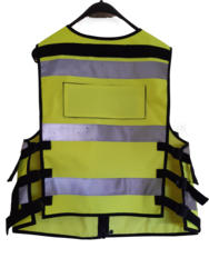 Multi Pocket Vest 3M Hi Vis Tape Yellow