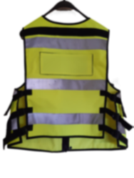 Multi Pocket Vest 3M Hi Vis Tape Yellow