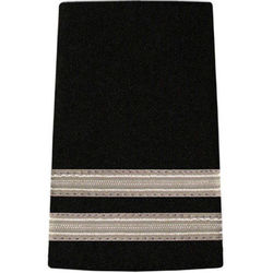 Pilot Epaulettes Black/Sliver