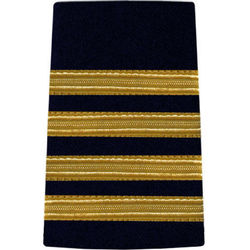 Pilot Epaulettes Navy/Gold