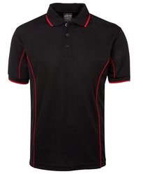 Piping Polo Black/Red