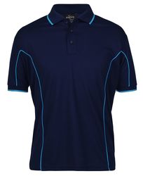 Piping Polo Navy/Aqua