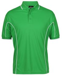 Piping Polo Pea Green/White