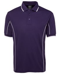 Piping Polo Purple/White