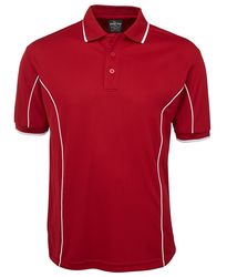 Piping Polo Red/White