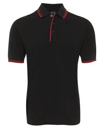 Polo   Men+39s Contrast Black/Red