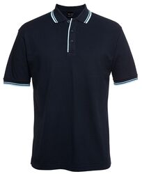 Polo   Men+39s Contrast Navy/Lt Blue