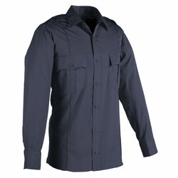 Poly Cotton Long Sleeve Premium Shirt Navy