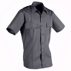 Poly Cotton Short Sleeve Premium Shirt Grey