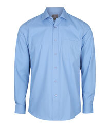 Premium Poplin Long Sleeve Shirt French Blue