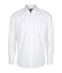Premium Poplin Long Sleeve Shirt Star White