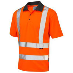 Recycled Coolviz Polo Shirt Orange