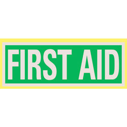 Reflective First Aid Title Added to Rear