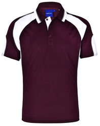 Security Alliance CoolDry Polo Maroon/White