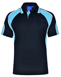 Security Alliance CoolDry Polo Navy//Aqua