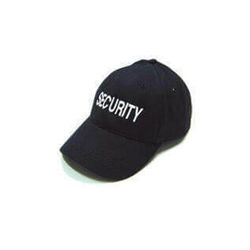 Security Baseball Cap Black