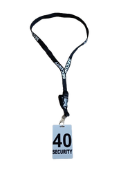 Security Lanyard With J Hook and Safety Breakaway Clip