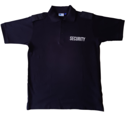 Security Polo With Epaulets-Reflective Security