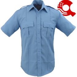 Security Uniform Short Sleeve Shirt Light Blue