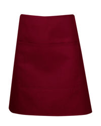 Short Waist Apron Maroon from Murray Uniforms AU