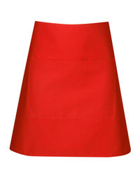 Short Waist Apron Red from Murray Uniforms AU