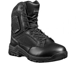 Strike Force Side Zip Patrol Boot Black