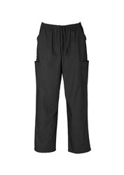 Unisex Classic Scrubs Cargo Pant Black