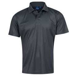 Verve Polo Men's Charcoal