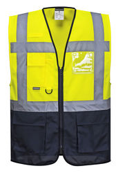 Warsaw Executive Vest Yellow/Navy