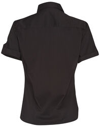 Women+39s Short Sleeve Military Shirt Black