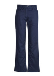 Womens Plain Utility Pant Navy