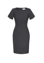 Womens Short Sleeve Dress Charcoal