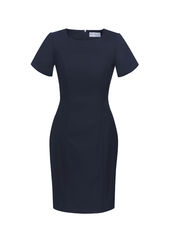 Womens Short Sleeve Dress Navy